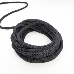 Шнур для одежды d-4.5мм, цвет Серый (на отрез)  в Дубне