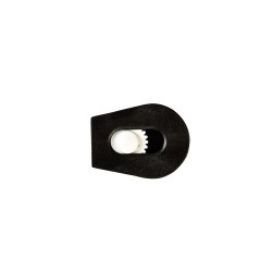 Зажим для шнура 4 мм KL цвет Чёрный + Белый (поштучно)  в Дубне