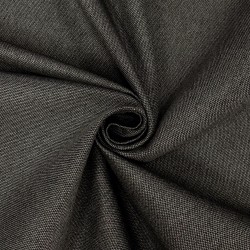Ткань Рогожка (мебельная) (Ширина 140см), цвет Тёмно-Серый (на отрез) в Дубне