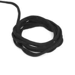 Шнур для одежды 4,5 мм, цвет Чёрный (на отрез)  в Дубне