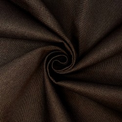 Ткань Рогожка (мебельная) (Ширина 140см), цвет Тёмно-Коричневый (на отрез) в Дубне