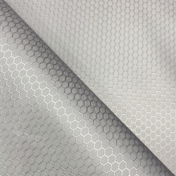 Ткань Oxford 300D PU Рип-Стоп СОТЫ, цвет Светло-Серый (на отрез) в Дубне