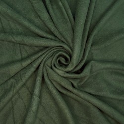 Ткань Флис Односторонний 130 гр/м2 (Ширина 150см), цвет Темный хаки (на отрез) в Дубне