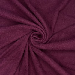 Ткань Флис Односторонний 130 гр/м2 (Ширина 150см), цвет Бордовый (на отрез) в Дубне