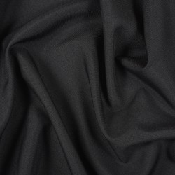 Ткань Габардин (100%пэ) (Ширина 150см), цвет Черный (на отрез) в Дубне
