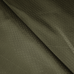 Ткань Oxford 300D PU Рип-Стоп СОТЫ, цвет Хаки (на отрез) в Дубне