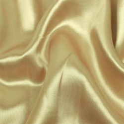 Ткань Атлас-сатин ЛЮКС, цвет Золотой (на отрез)  в Дубне