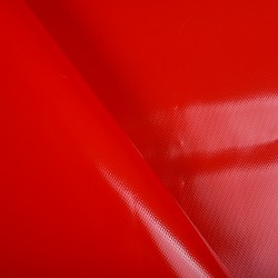 Ткань ПВХ 450 гр/м2, Красный (на отрез)  в Дубне