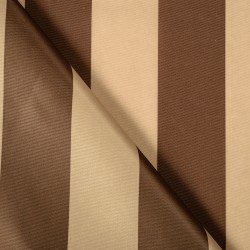 Ткань Oxford 300D PU (Ширина 1,48м), Бежево-Коричневая полоса (на отрез) в Дубне