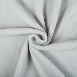 Ткань Флис Односторонний 180 гр/м2 (Ширина 150см), цвет Светло-Серый (на отрез) в Дубне