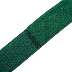 Контактная лента 40мм (38мм) цвет Зелёный (велькро-липучка, на отрез)  в Дубне