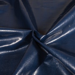 Тентовое полотно Тарпаулин 180 г/м2 (Ширина 2м), цвет Темно-Синий (на отрез) в Дубне
