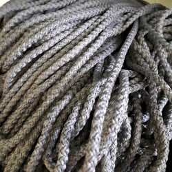 Шнур с сердечником, цвет Серый (плетено-вязанный, плотный) в Дубне