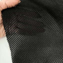Сетка 3D трехслойная Air mesh 165 гр/м2, цвет Черный (на отрез)  в Дубне