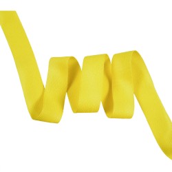Окантовочная лента-бейка, цвет Жёлтый 22мм (на отрез) в Дубне