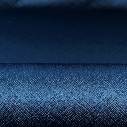 Ткань Блэкаут для штор светозатемняющая 100% (Ширина 280см)  &quot;Орнамент Синий&quot; (на отрез) в Дубне